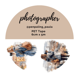 Pet Tape - Penpaling Paula - Photographer 60 mm - 1 - Penpaling Paula - Tidformera