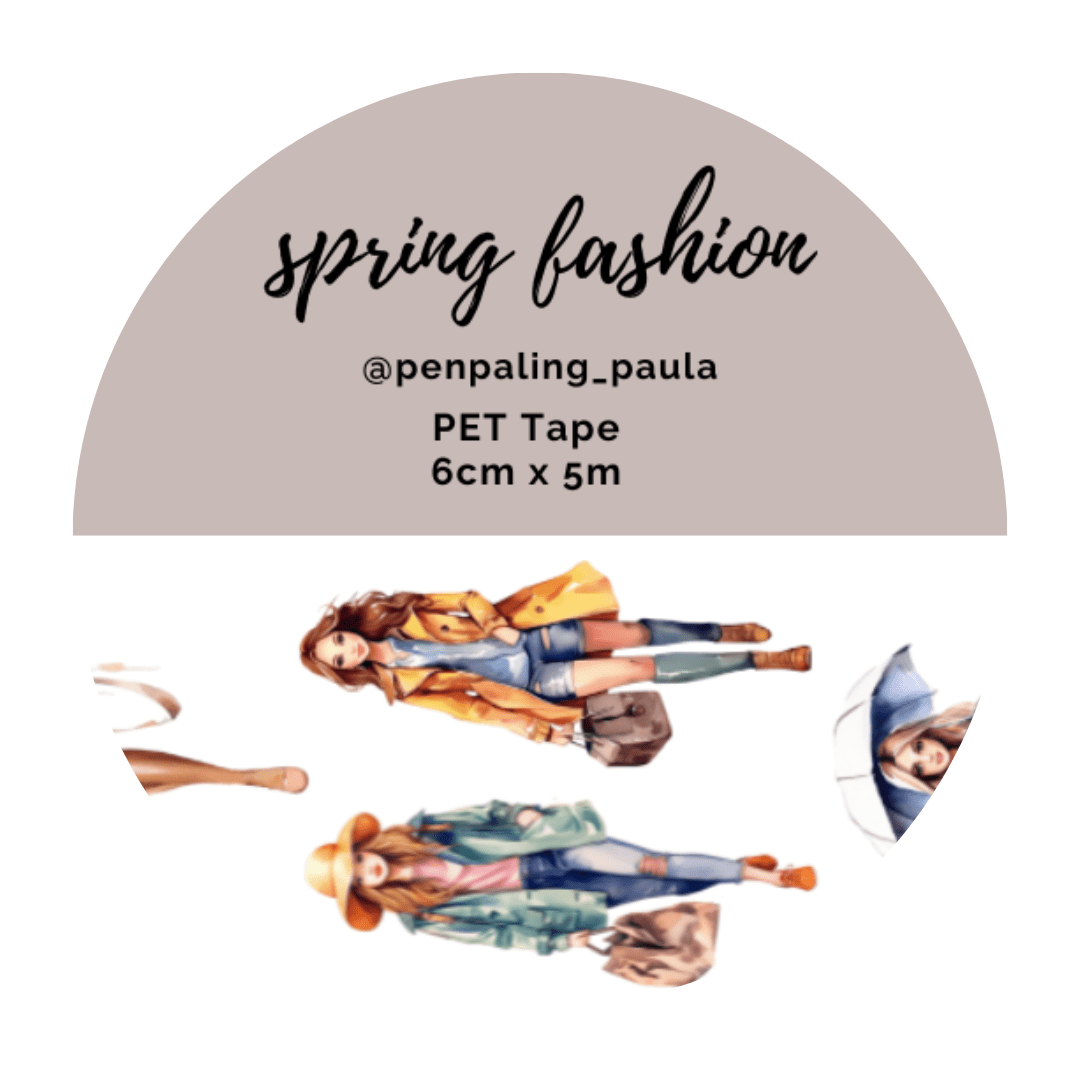 Pet Tape - Penpaling Paula - Spring fashion - 1 - Penpaling Paula - Tidformera