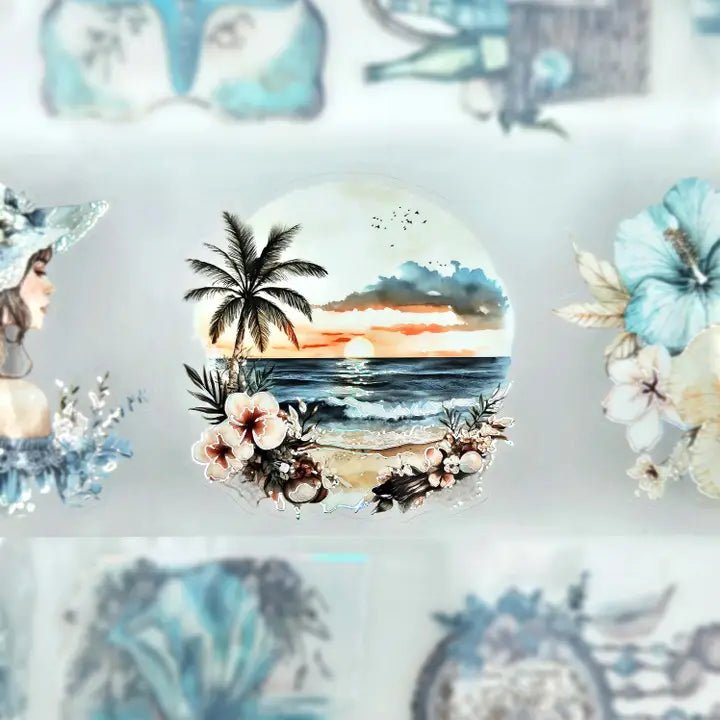 Pet Tape Pre - cut - MIC - Boho Beach 70 mm - 5 - MIC & MIM Premium Paper Shop - Tidformera