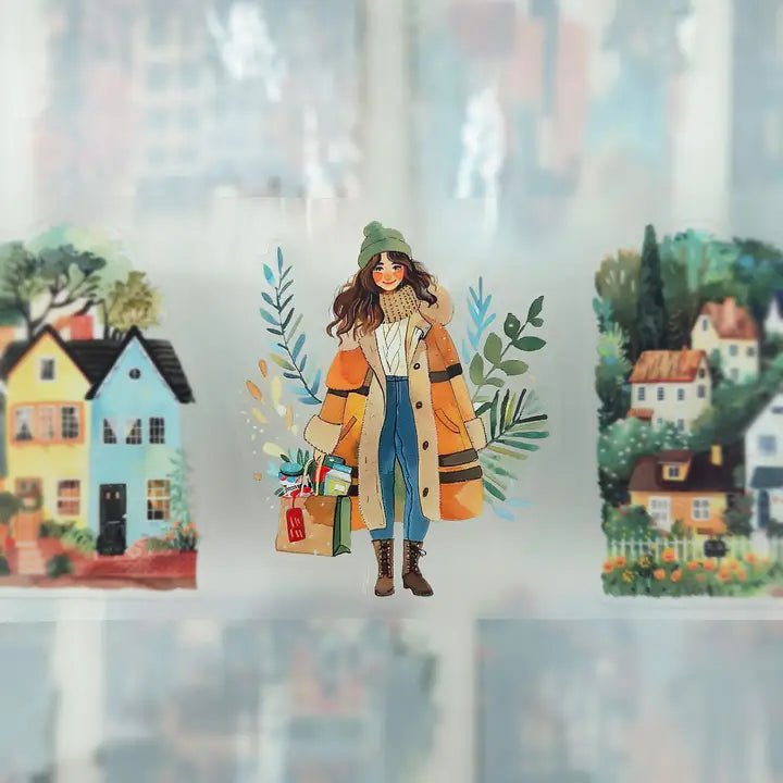 Pet Tape Pre - cut - MIC - Brick & Bloom 3D Glossy 70 mm - 6 - MIC & MIM Premium Paper Shop - Tidformera