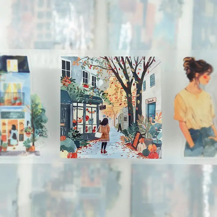 Pet Tape Pre - cut - MIC - Brick & Bloom 3D Glossy 70 mm - 7 - MIC & MIM Premium Paper Shop - Tidformera