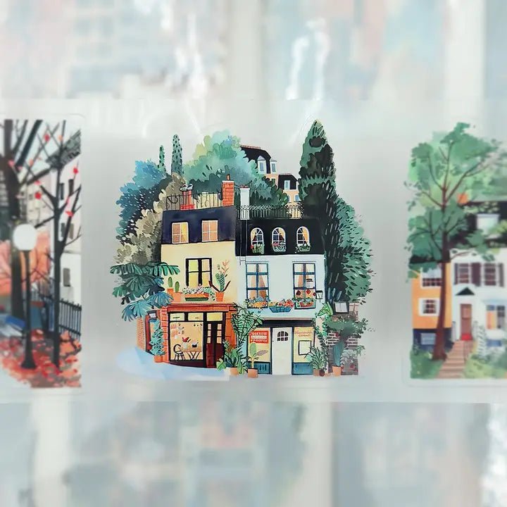 Pet Tape Pre - cut - MIC - Brick & Bloom 3D Glossy 70 mm - 5 - MIC & MIM Premium Paper Shop - Tidformera