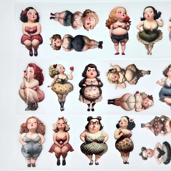 Pet Tape Pre - cut - MIC - Embrace Your Shape 3D Glossy 70 mm - 6 - MIC & MIM Premium Paper Shop - Tidformera