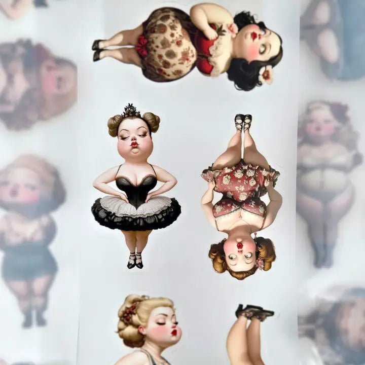 Pet Tape Pre - cut - MIC - Embrace Your Shape 3D Glossy 70 mm - 4 - MIC & MIM Premium Paper Shop - Tidformera