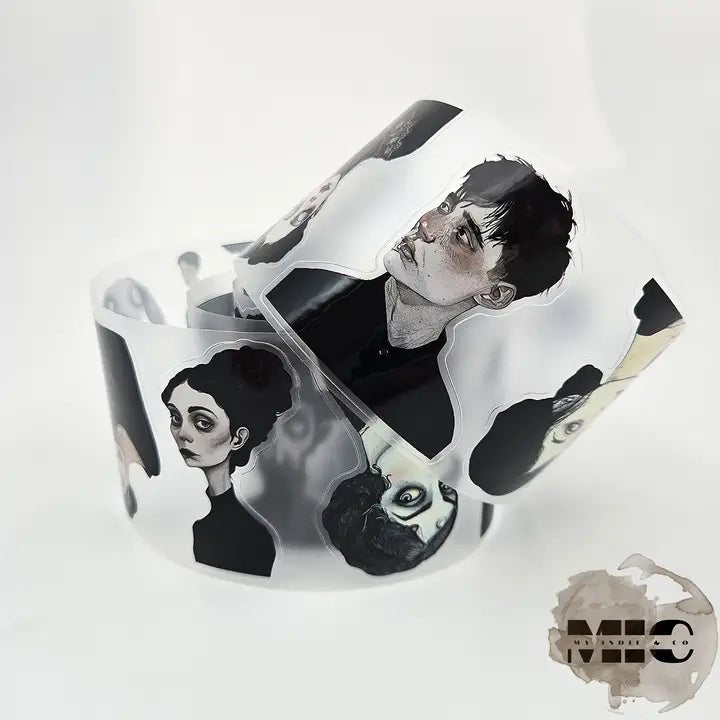 Pet Tape Pre - cut - MIC - Gothic Companions 3D Glossy 70 mm - 1 - MIC & MIM Premium Paper Shop - Tidformera