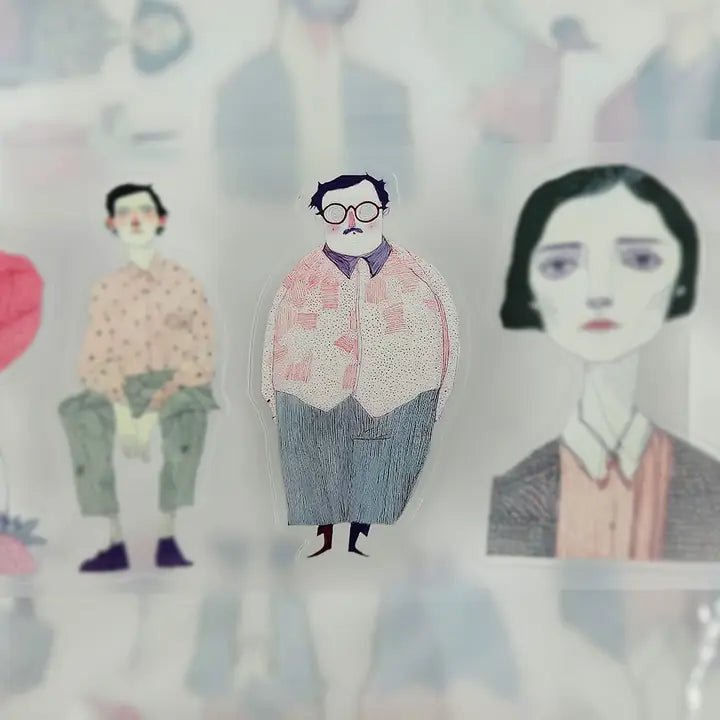 Pet Tape Pre - cut - MIC - Oddfolk Lane 3D Glossy 70 mm - 3 - MIC & MIM Premium Paper Shop - Tidformera