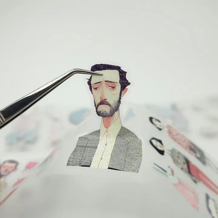 Pet Tape Pre - cut - MIC - Oddfolk Lane 3D Glossy 70 mm - 6 - MIC & MIM Premium Paper Shop - Tidformera