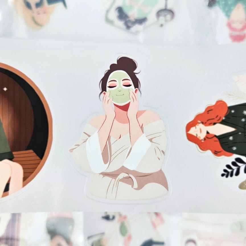 Pet Tape Pre - cut - MIC - Peaceful Pause 70 mm - 3 - MIC & MIM Premium Paper Shop - Tidformera