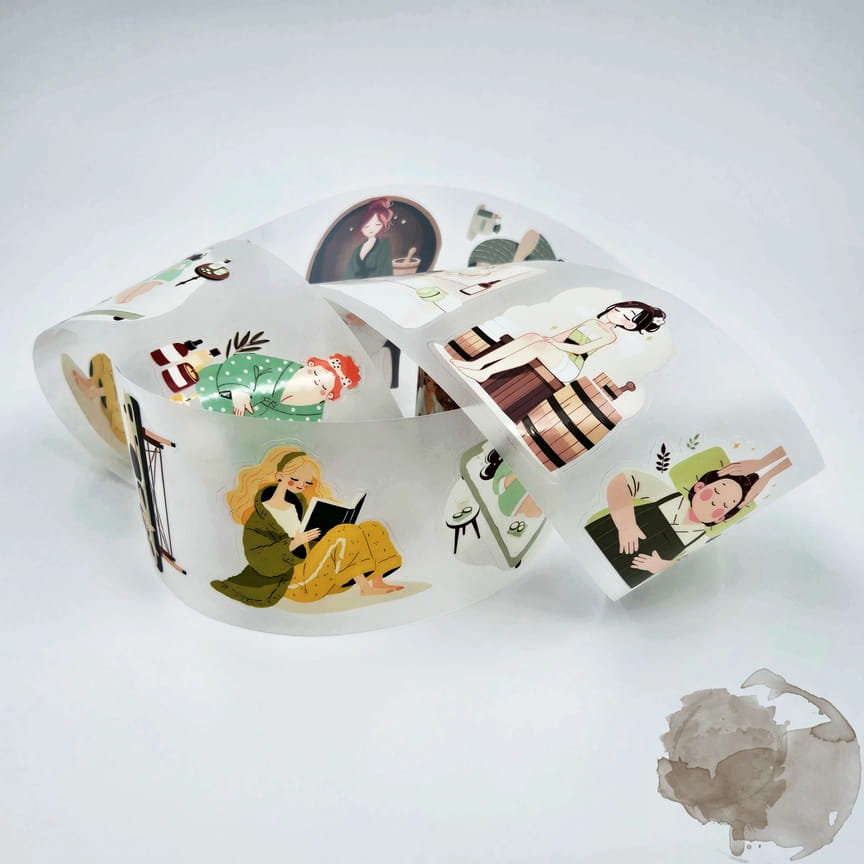 Pet Tape Pre - cut - MIC - Peaceful Pause 70 mm - 2 - MIC & MIM Premium Paper Shop - Tidformera