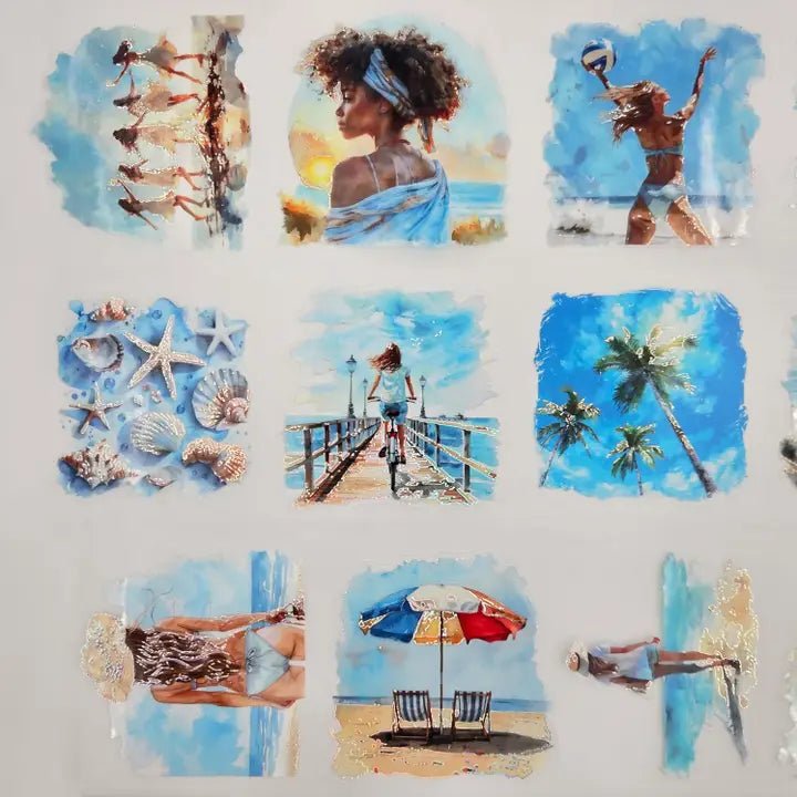 Pet Tape Pre - cut - MIC - Seabound Souls 70 mm - 3 - MIC & MIM Premium Paper Shop - Tidformera