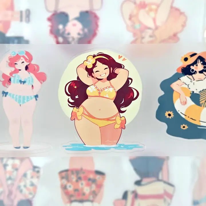 Pet Tape Pre - cut - MIC - Sunshine Souls 3D Glossy 70 mm - 4 - MIC & MIM Premium Paper Shop - Tidformera