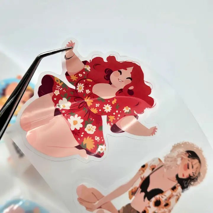 Pet Tape Pre - cut - MIC - Sunshine Souls 3D Glossy 70 mm - 2 - MIC & MIM Premium Paper Shop - Tidformera