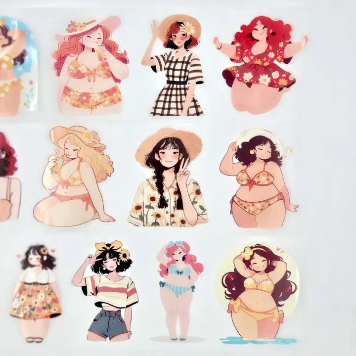 Pet Tape Pre - cut - MIC - Sunshine Souls 3D Glossy 70 mm - 7 - MIC & MIM Premium Paper Shop - Tidformera