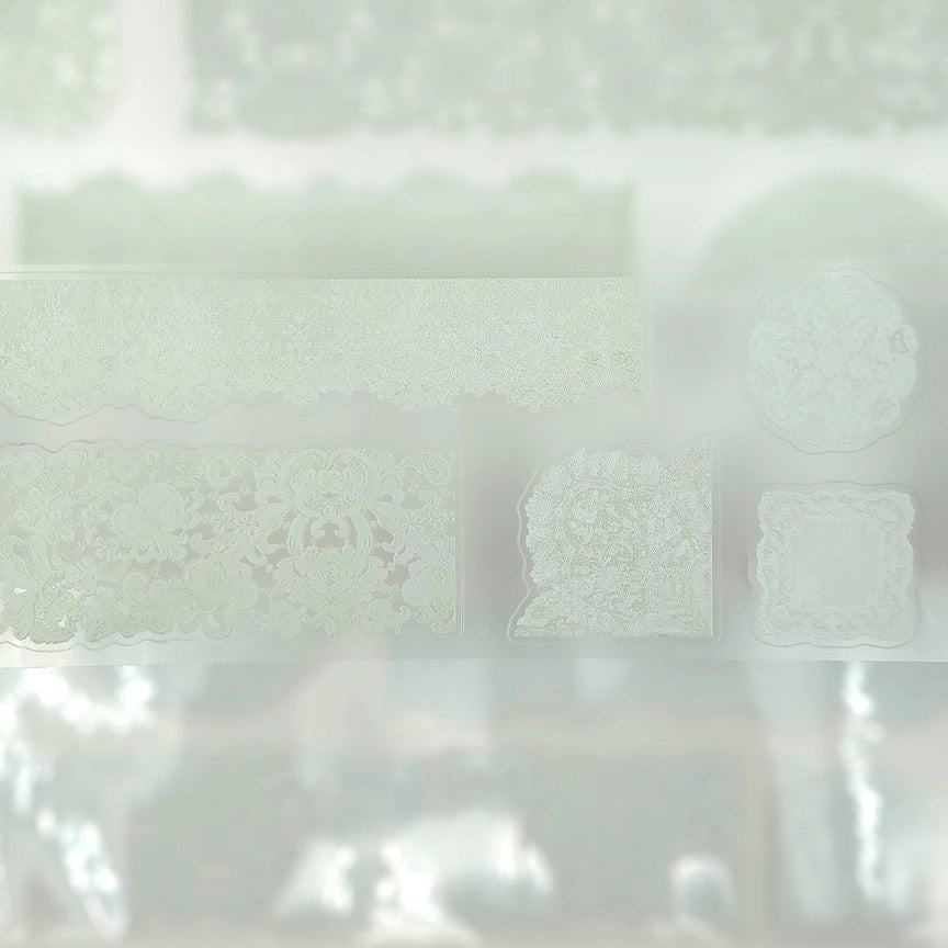 Pet Tape Pre - cut - MIC - The Lacekeeper 3D Glossy 70 mm - 7 - MIC & MIM Premium Paper Shop - Tidformera