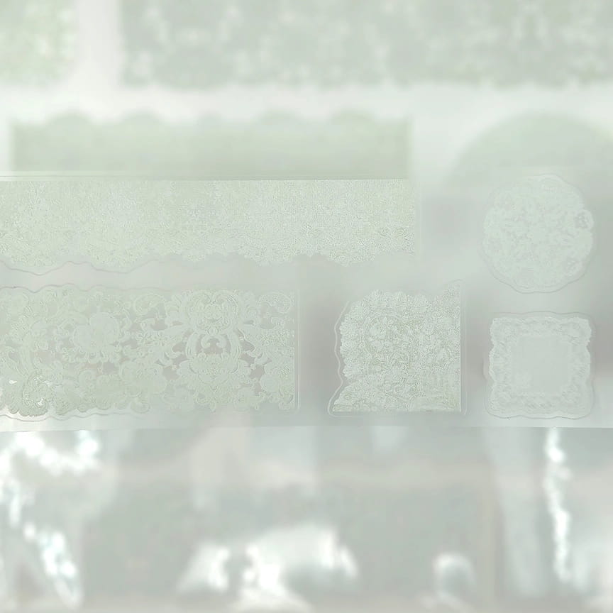 Pet Tape Pre - cut - MIC - The Lacekeeper 3D Glossy 70 mm - 8 - MIC & MIM Premium Paper Shop - Tidformera