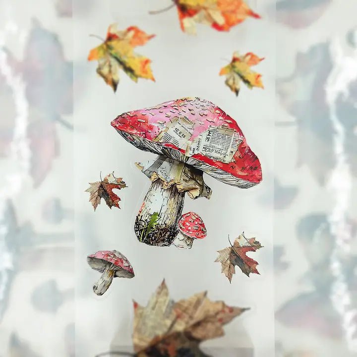 Pet Tape Pre - cut - MIC - Toadstool Trails 3D Glossy 70 mm - 3 - MIC & MIM Premium Paper Shop - Tidformera