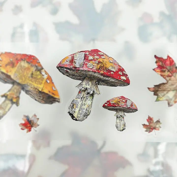 Pet Tape Pre - cut - MIC - Toadstool Trails 3D Glossy 70 mm - 5 - MIC & MIM Premium Paper Shop - Tidformera