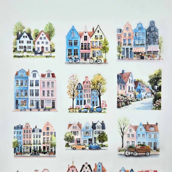 Pet Tape Pre - cut - MIC - Townhouse 3D Glossy 70 mm - 7 - MIC & MIM Premium Paper Shop - Tidformera