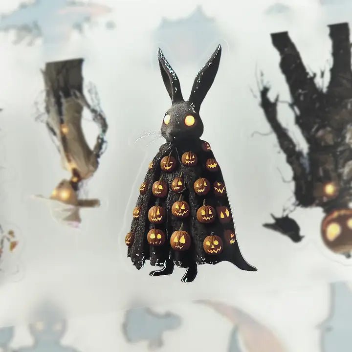 Pet Tape Pre - cut - MIC - Trick or Treat 3D Silver Foiled 70 mm - 7 - MIC & MIM Premium Paper Shop - Tidformera