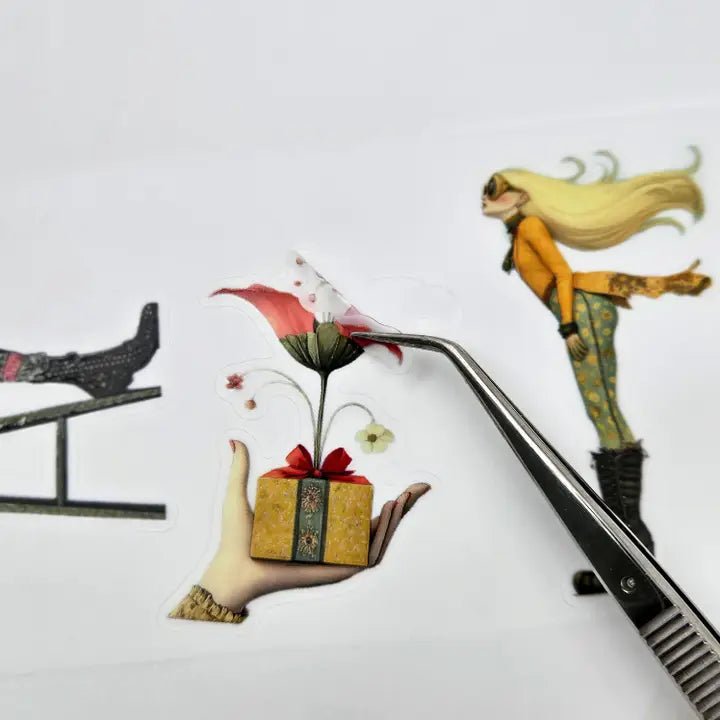 Pet Tape Pre - cut - MIC - Whimfolk 3D Glossy 70 mm - 2 - MIC & MIM Premium Paper Shop - Tidformera