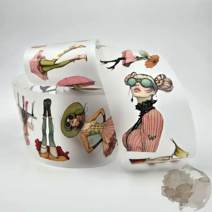 Pet Tape Pre - cut - MIC - Whimfolk 3D Glossy 70 mm - 1 - MIC & MIM Premium Paper Shop - Tidformera