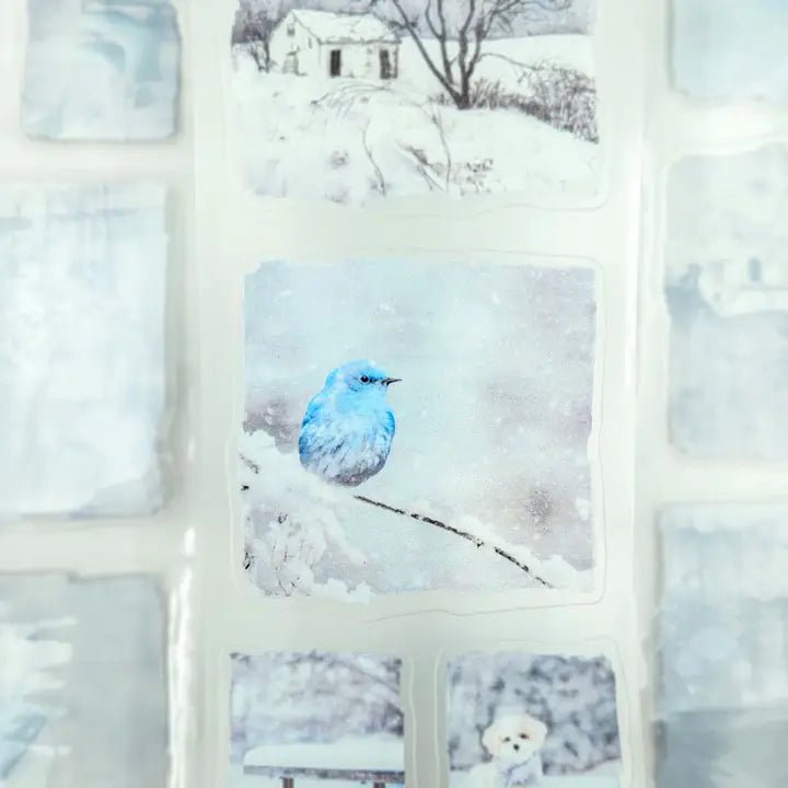 Pet Tape Pre - cut - MIC - Whispers of Frost 70 mm - 6 - MIC & MIM Premium Paper Shop - Tidformera