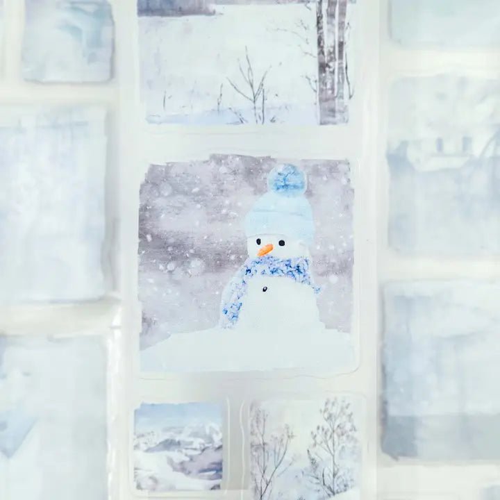 Pet Tape Pre - cut - MIC - Whispers of Frost 70 mm - 4 - MIC & MIM Premium Paper Shop - Tidformera