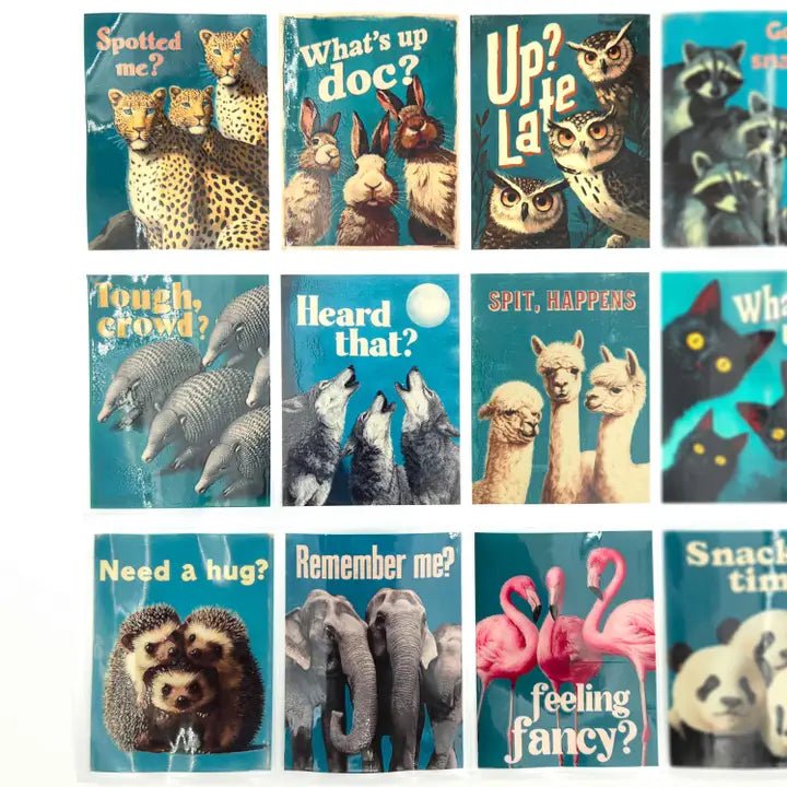 Pet Tape Pre - cut - MIC - Who's There? 70 mm - 6 - MIC & MIM Premium Paper Shop - Tidformera