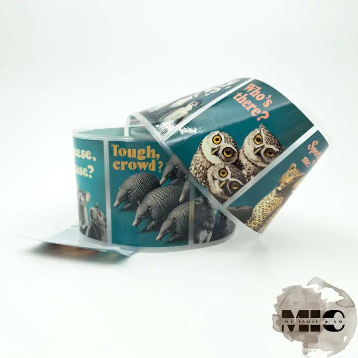 Pet Tape Pre - cut - MIC - Who's There? 70 mm - 2 - MIC & MIM Premium Paper Shop - Tidformera