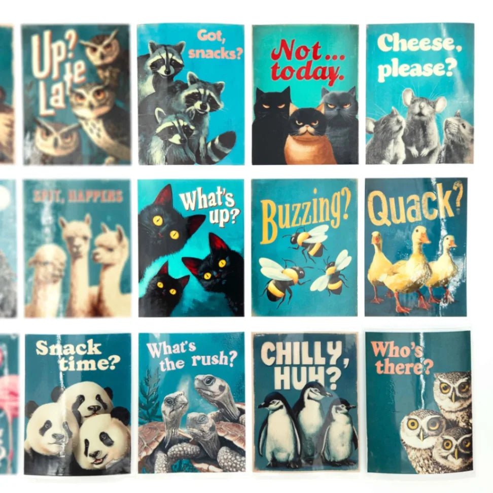 Pet Tape Pre - cut - MIC - Who's There? 70 mm - 7 - MIC & MIM Premium Paper Shop - Tidformera