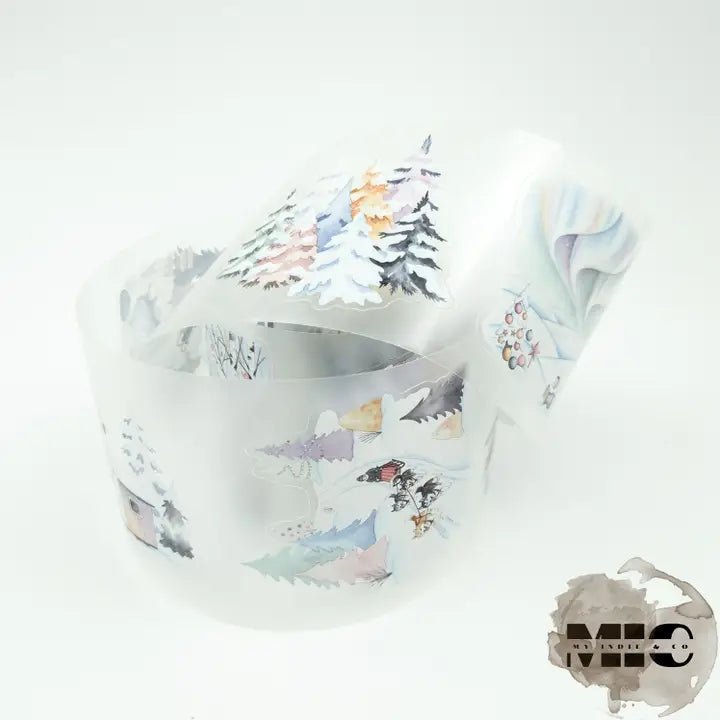 Pet Tape Pre - cut - MIC - Winter Wonder 70 mm - 4 - MIC & MIM Premium Paper Shop - Tidformera