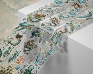 Pet tape Sea Siren - 60 mm - 1 - Scrapbook Resource Co - Tidformera