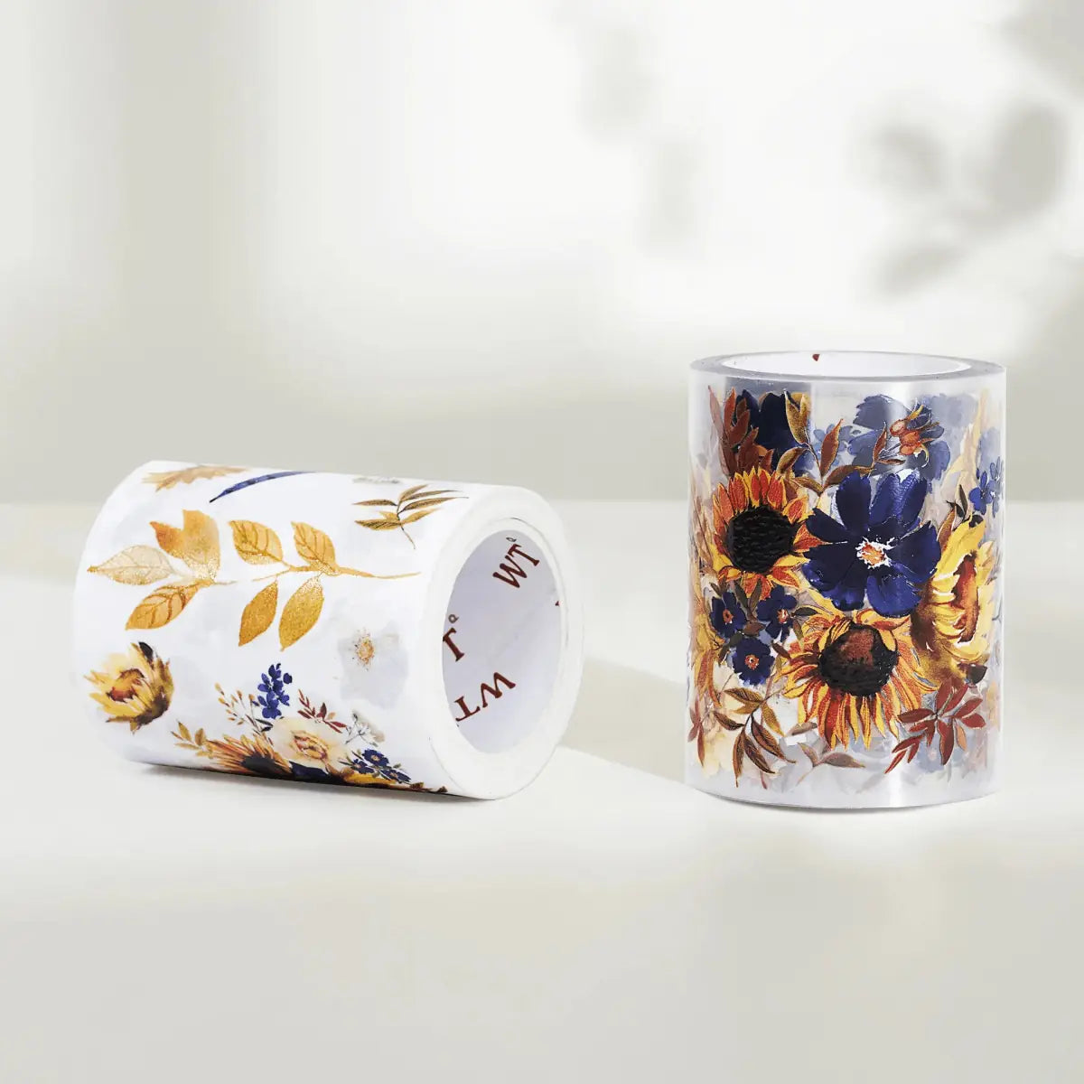 Pet tape Sunflower & Navy - 60 mm - 11 - Washi Tape Shop - Tidformera
