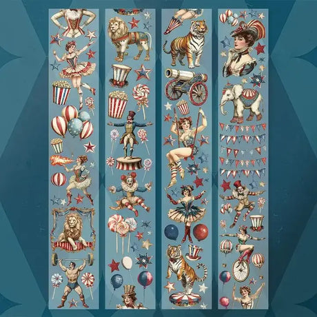 Pet tape The Circus - 60 mm - 2 - Scrapbook Resource Co - Tidformera