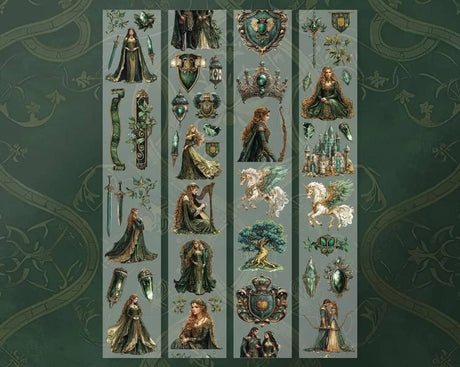 Pet tape The Elven Princess - 60 mm - 2 - Scrapbook Resource Co - Tidformera