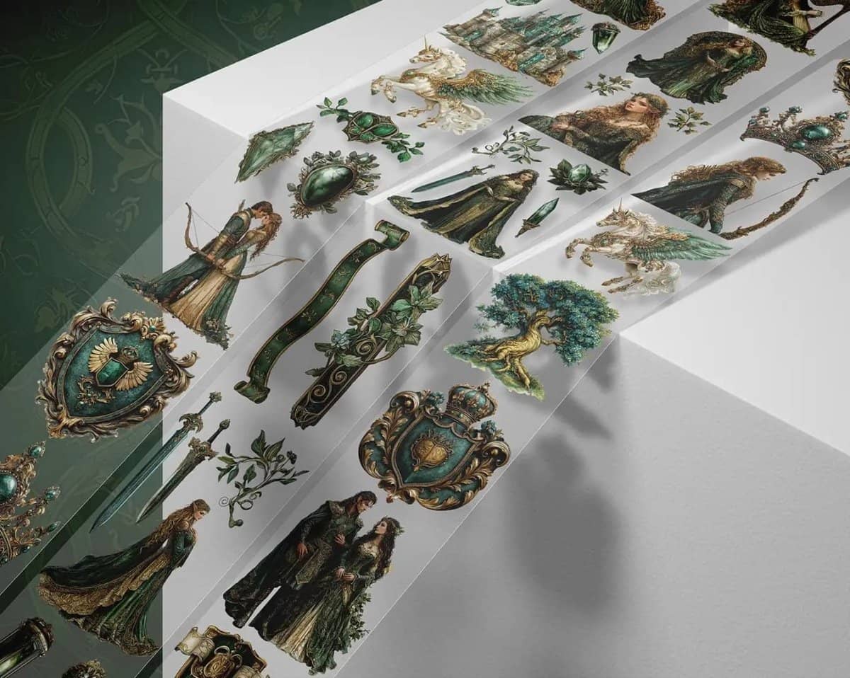 Pet tape The Elven Princess - 60 mm - 1 - Scrapbook Resource Co - Tidformera