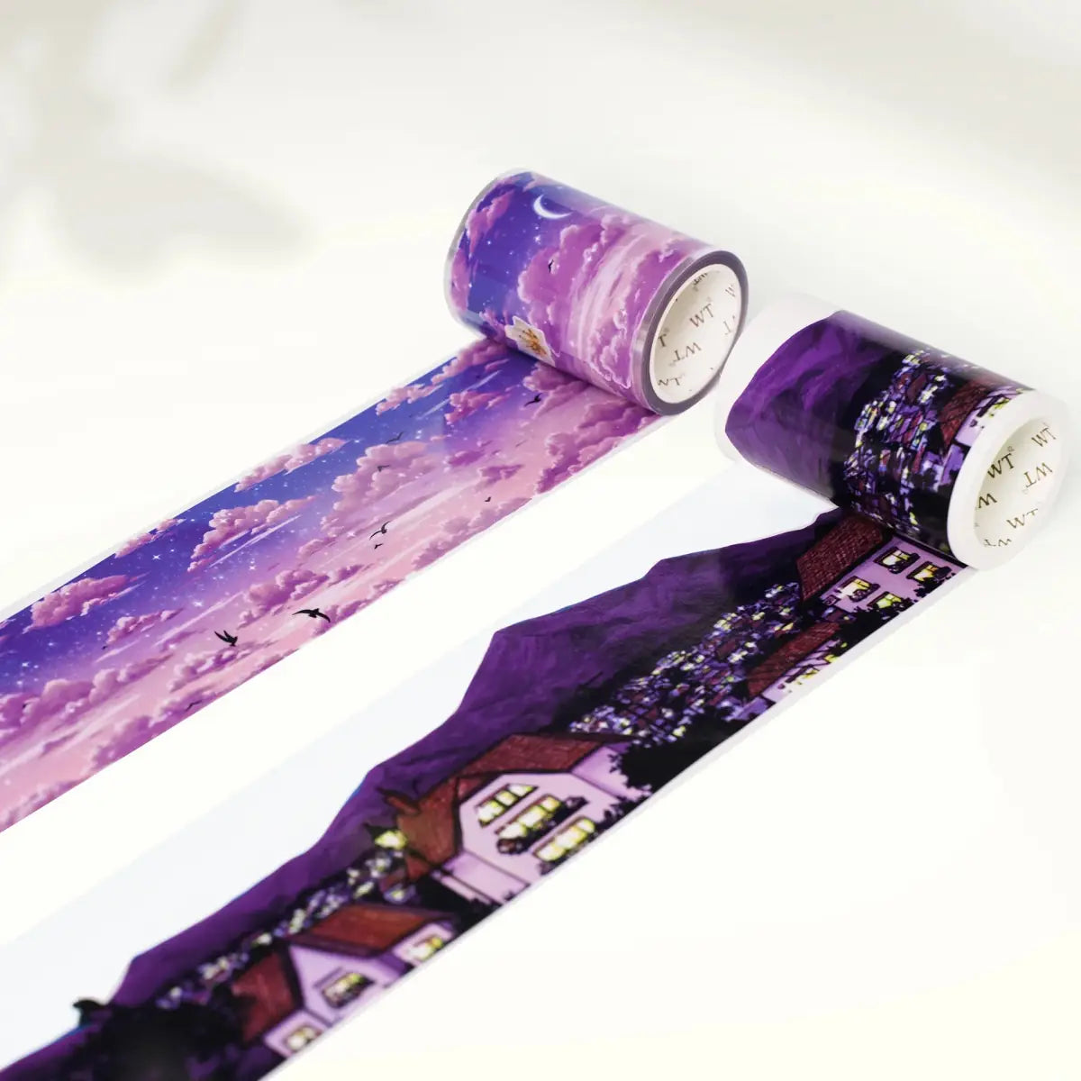 Pet tape Twilight Kumo - 63 mm - 5 - Washi Tape Shop - Tidformera