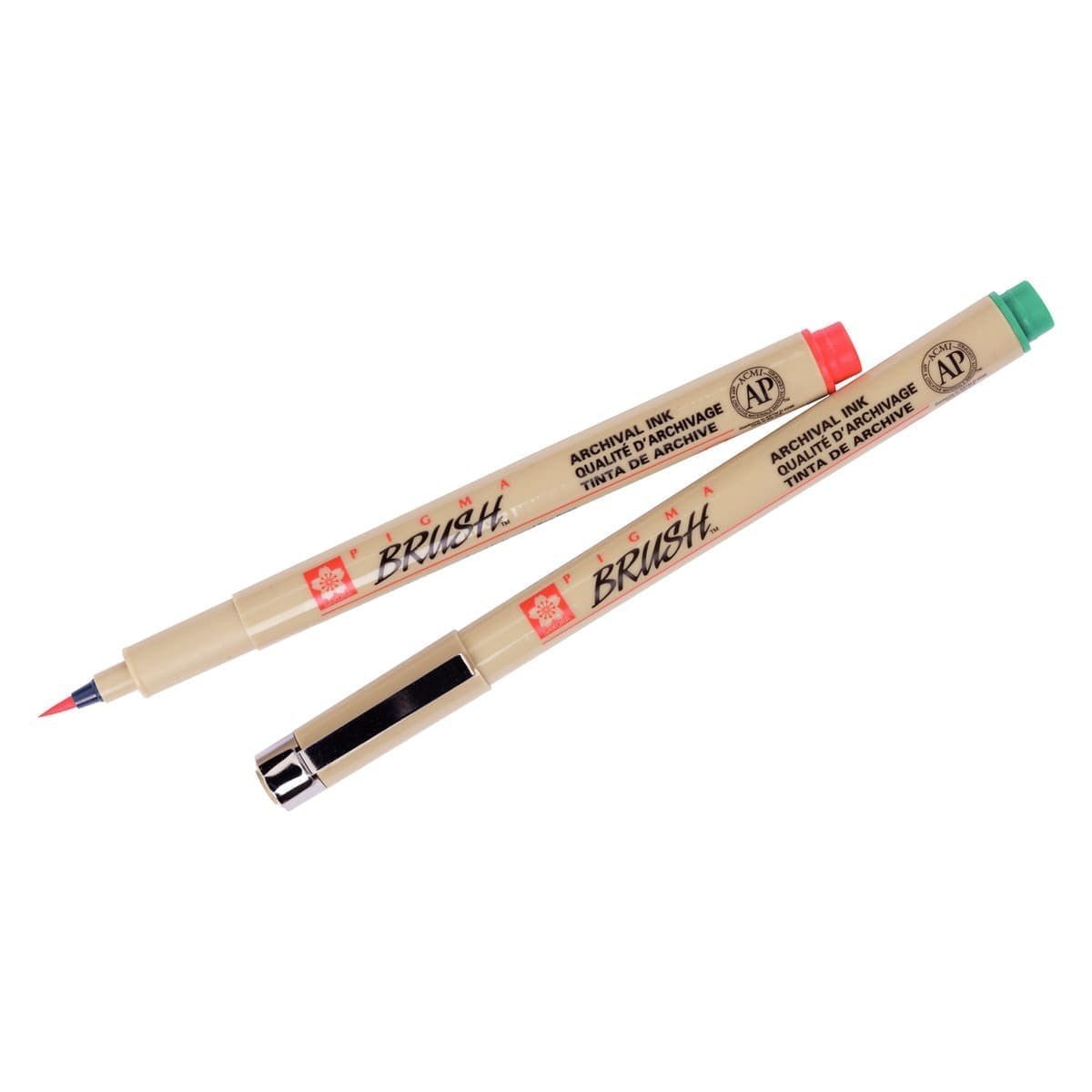 Pigma Brush pen 9 - pack Olika färger - 3 - Sakura - Tidformera