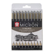 Pigma micron Fineliner Förpackningar Svarta - 10 - pack - 1 - Sakura - Tidformera