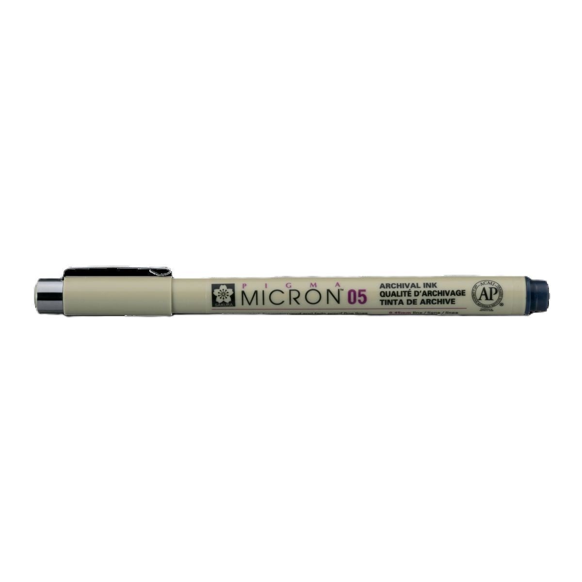 Pigma micron Fineliner Svart - 05 - 4 - Sakura - Tidformera