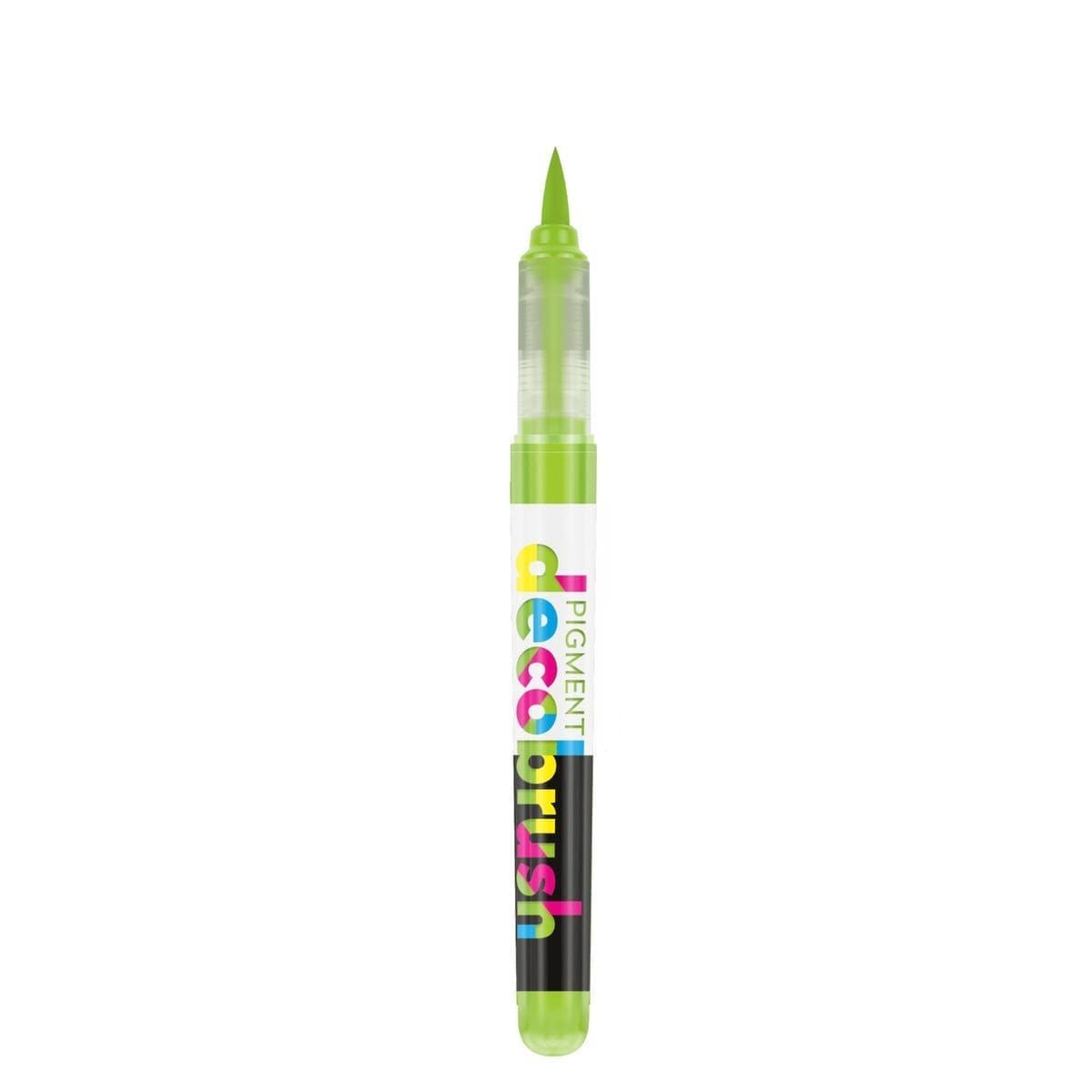 Pigment Decobrush - Apple 382U från Karin - Grön penselpenna utan lock - Tidformera
