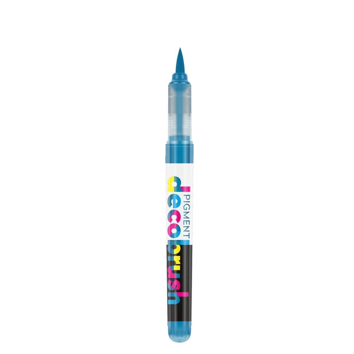 Pigment Decobrush - Azure 300U från Karin - Blå penselpenna utan lock - Tidformera