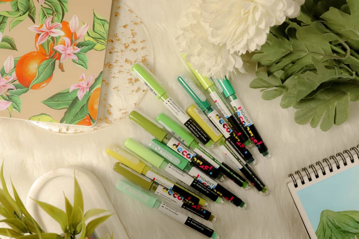 Pigment Decobrush - Pastel green 337U - 3 - Karin - Tidformera