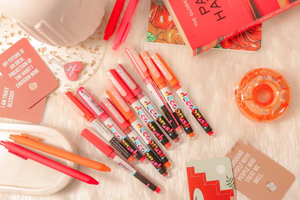Pigment Decobrush - Pastel red 203U - 3 - Karin - Tidformera