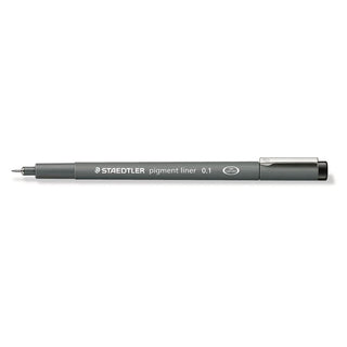 Pigment liner Fineliner Styckvis Svart - 0,1 - 1 - Staedtler - Tidformera