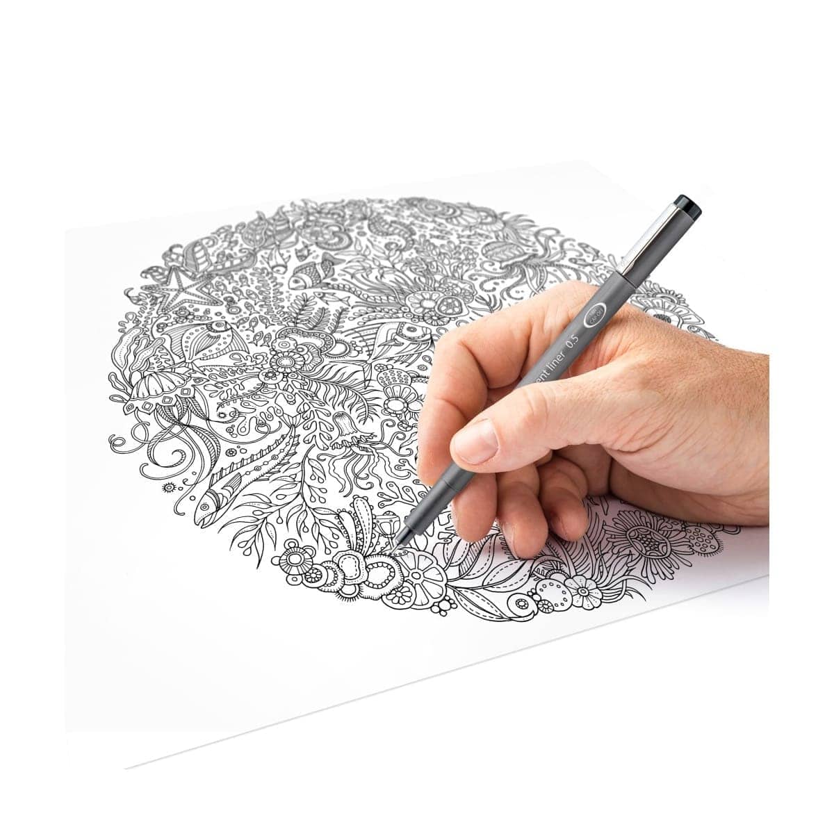 Pigment liner Fineliner Styckvis Svart - 0,2 - 3 - Staedtler - Tidformera