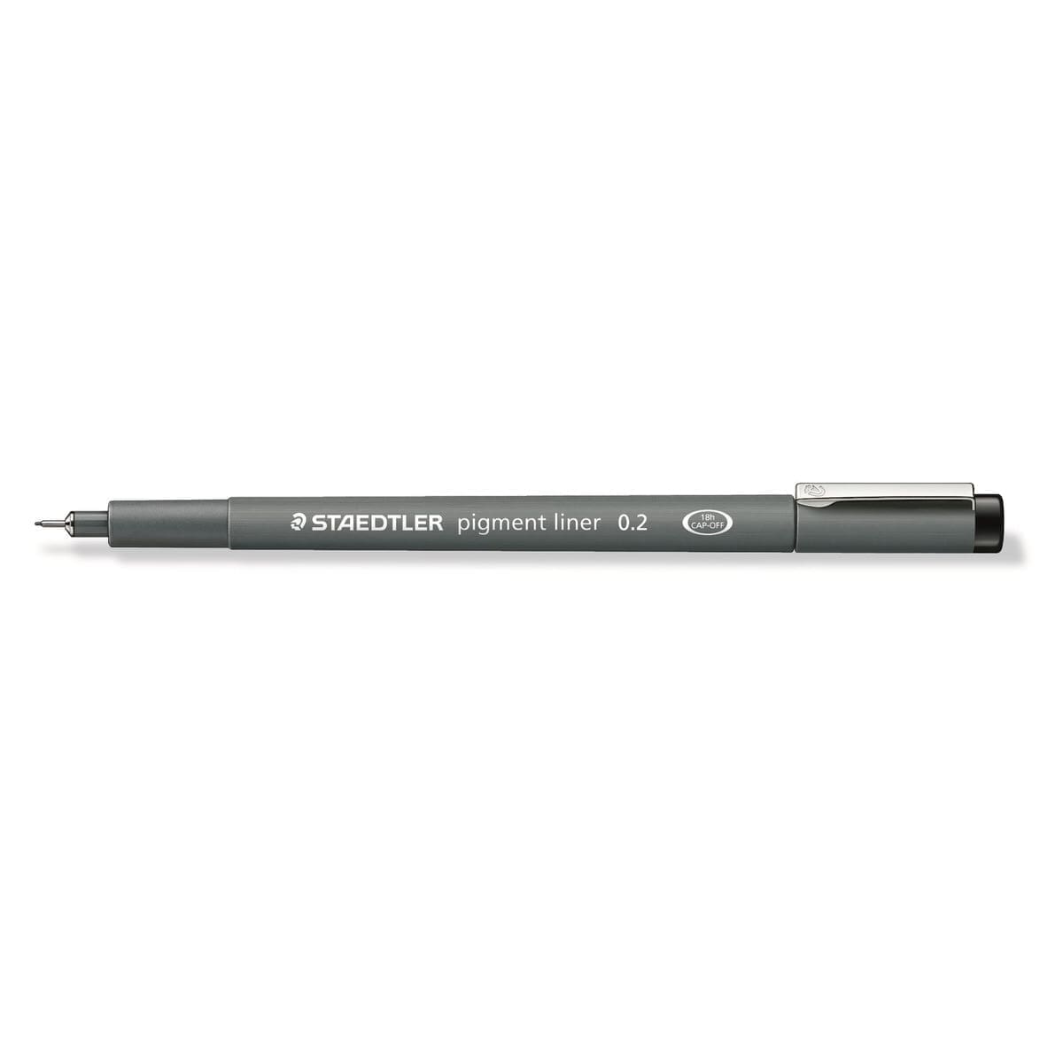 Pigment liner Fineliner Styckvis Svart - 0,2 - 1 - Staedtler - Tidformera