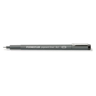 Pigment liner Fineliner Styckvis Svart - 0,2 - 1 - Staedtler - Tidformera