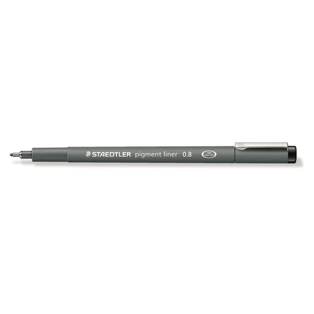 Pigment liner Fineliner Styckvis Svart - 0,8 - 1 - Staedtler - Tidformera