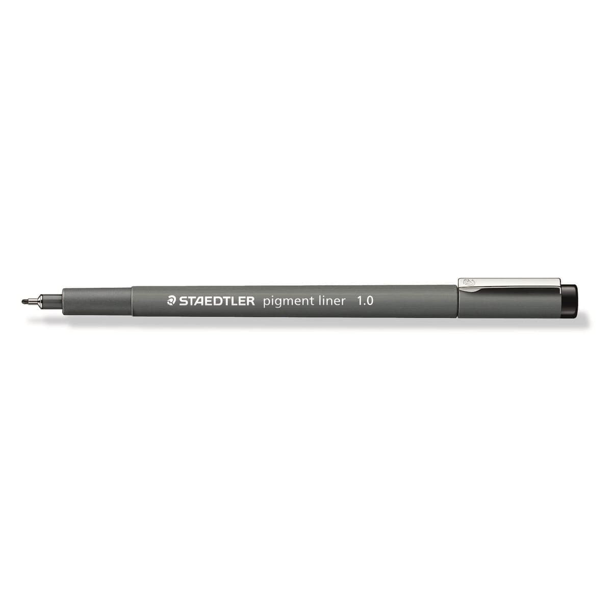 Pigment liner Fineliner Styckvis Svart - 1,0 - 1 - Staedtler - Tidformera